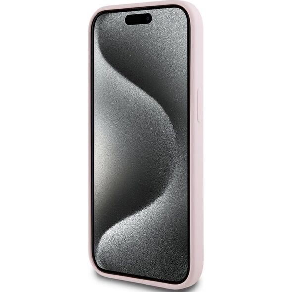 Etui Karl Lagerfeld Silicone             Karl&Choupette MagSafe do iPhone 15 różowy