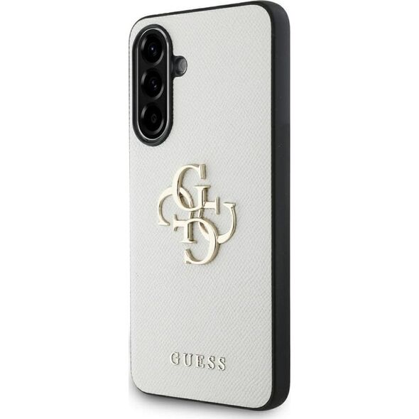 Etui Guess Grained Big 4G Logo Small     Classic Logo do Samsung Galaxy A56 beżowy