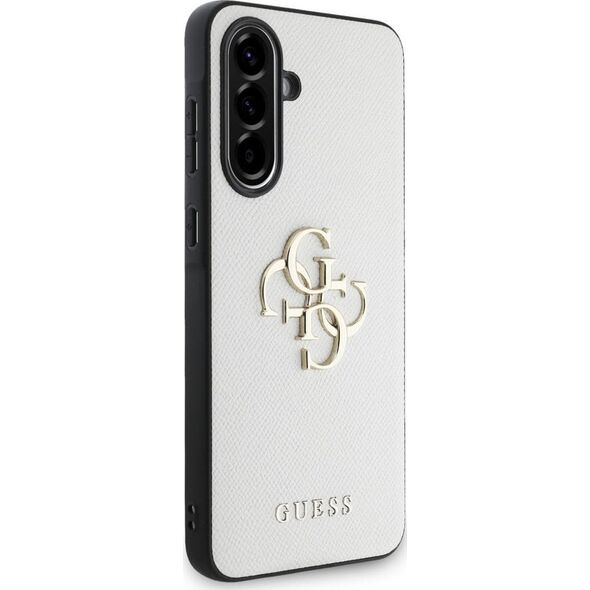Etui Guess Grained Big 4G Logo Small     Classic Logo do Samsung Galaxy A56 beżowy
