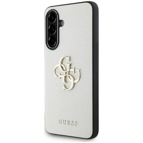 Etui Guess Grained Big 4G Logo Small     Classic Logo do Samsung Galaxy A56 beżowy