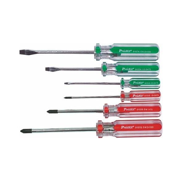 Atsuktuvu rinkinys (6 vnt), SW-9106 Pro'sKit