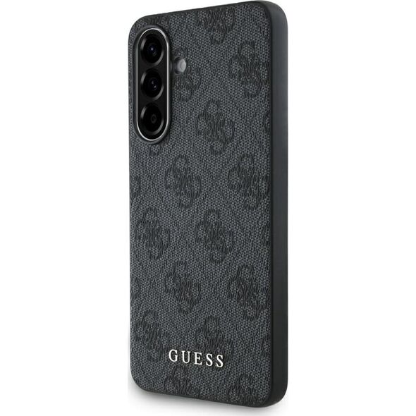 Case Guess 4G Metal Gold Logo for Samsung Galaxy A36 black