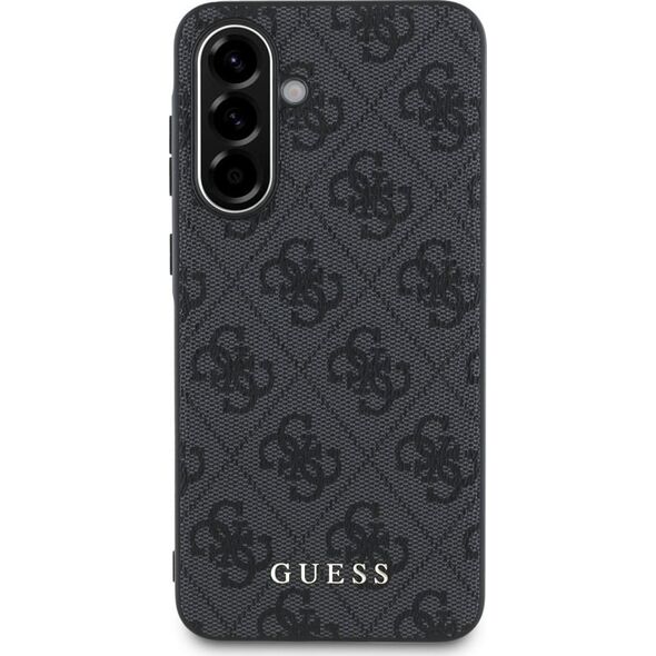 Case Guess 4G Metal Gold Logo for Samsung Galaxy A56 black
