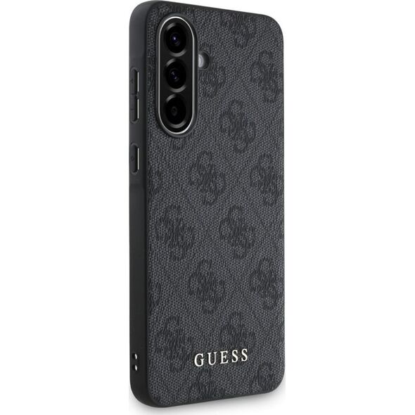 Case Guess 4G Metal Gold Logo for Samsung Galaxy A56 black