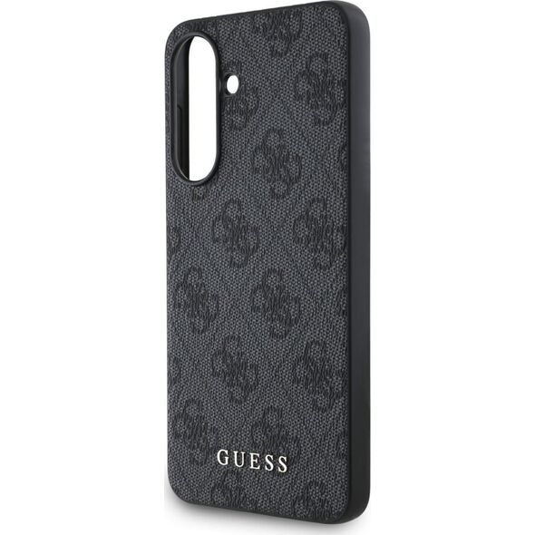 Case Guess 4G Metal Gold Logo for Samsung Galaxy A56 black