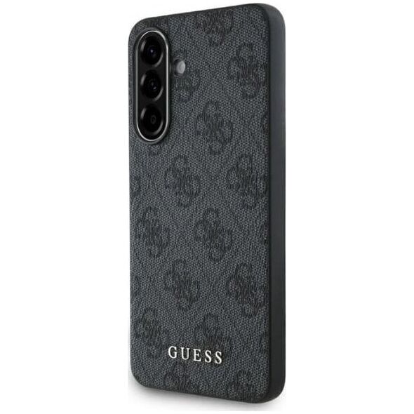 Case Guess 4G Metal Gold Logo for Samsung Galaxy A56 black