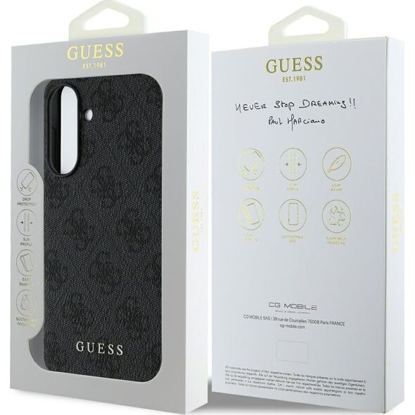 Case Guess 4G Charms Collection for Samsung Galaxy A56 black