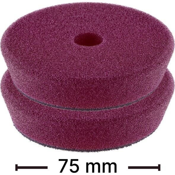Purple polishing sponge FLEX PP-M D75 VE, 2pcs