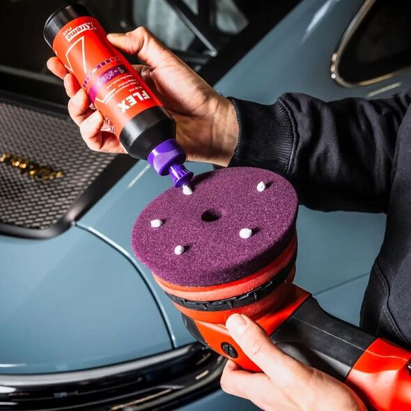 Purple polishing sponge FLEX PP-M D75 VE, 2pcs