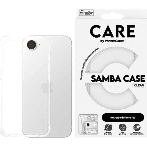 Etui CARE by PanzerGlass Fashion do      iPhone 16e przezroczysty