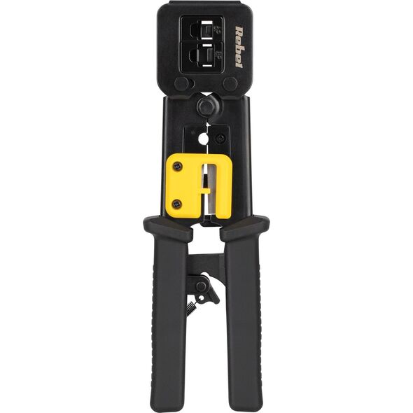 Zaciskarka zaciskacz wtyków przelotowych RJ45 RJ12 RJ11 6/8P Rebel