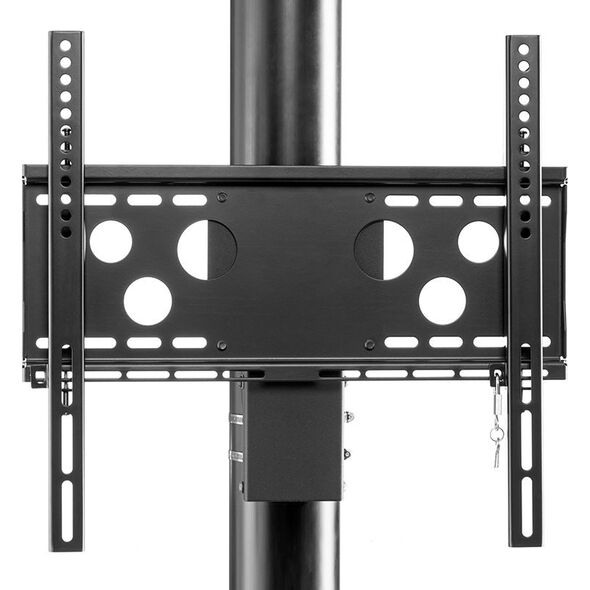 HAGOR PLW Saeulenadapter neigbare Halterung zur Adaption an Saeulen max Tragl 30kg VESA max 400x400 fuer Saeulendurchmesser bis 1,5m