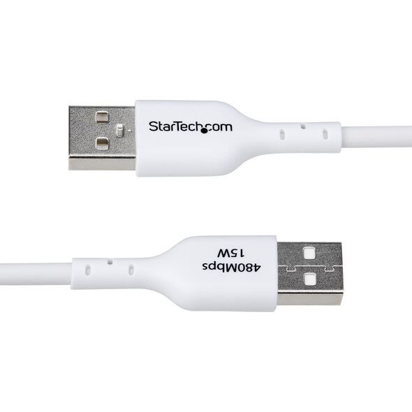 StarTech USB2AC2MNCWHE kabel USB USB 2.0 2 m USB A USB C Biały