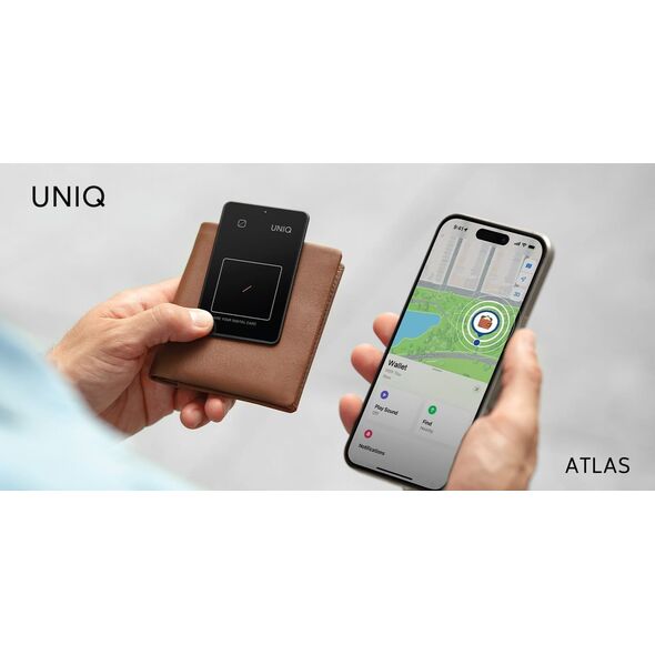 UNIQ Lokalizator NFC Atlasszary/graphite UNIQ-ATLASCARDTRK-GRAPHITE