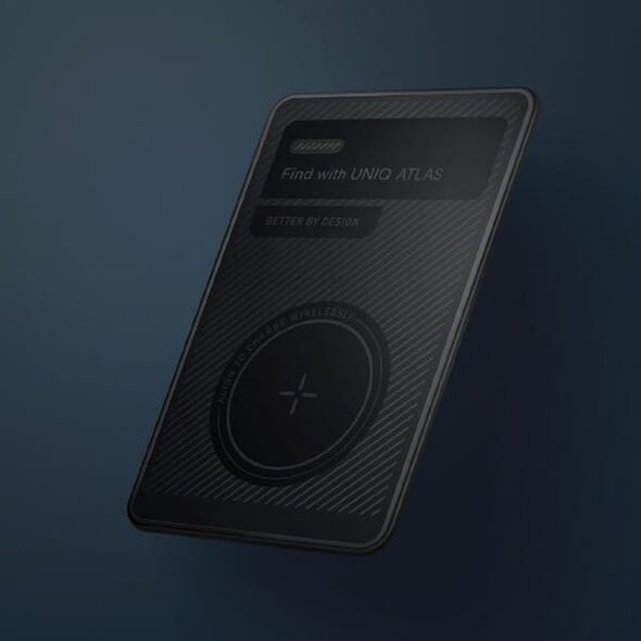 UNIQ Lokalizator NFC Atlasszary/graphite UNIQ-ATLASCARDTRK-GRAPHITE