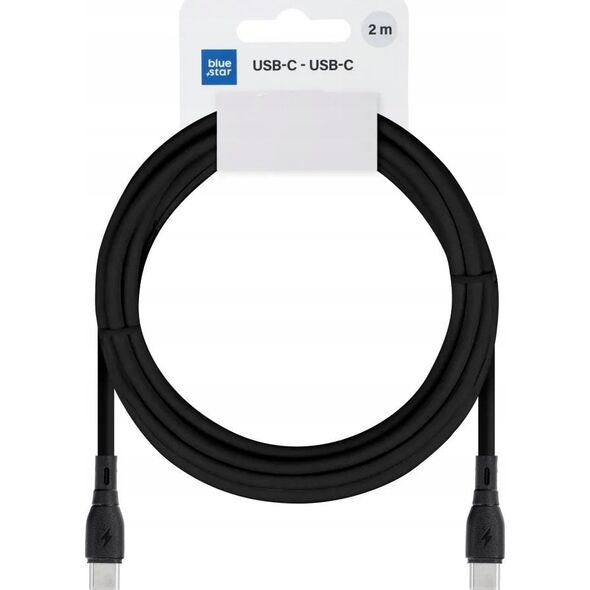 BLUE STAR καλώδιο ECO 3A 60W Τύπος C σε Τύπος C PJ73-14-3 2m μαύρο