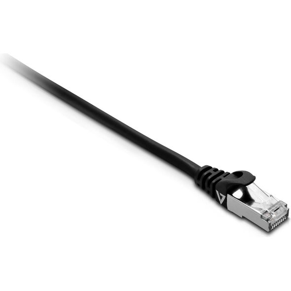 V7 RJ-45/RJ-45 kat.7 S/FTP Czarny 5m (V7CAT7FSTP-5M-BLK-1E)