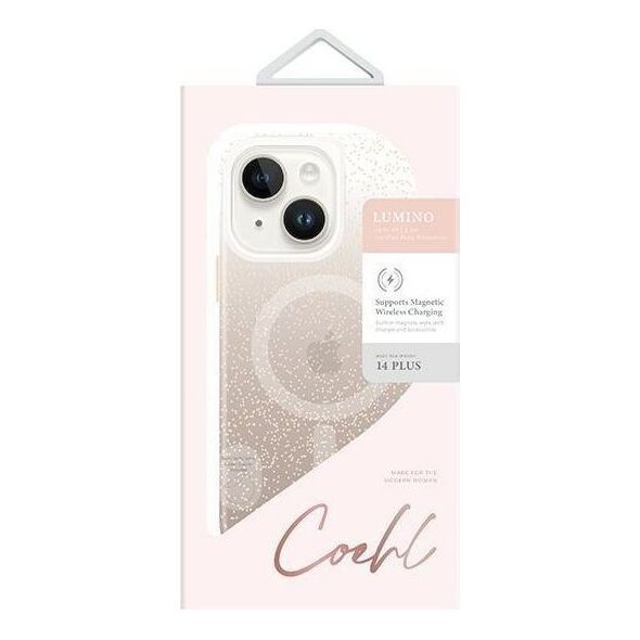 Uniq Etui UNIQ Coehl Lumino Apple iPhone 14 Plus złoty/champagne gold
