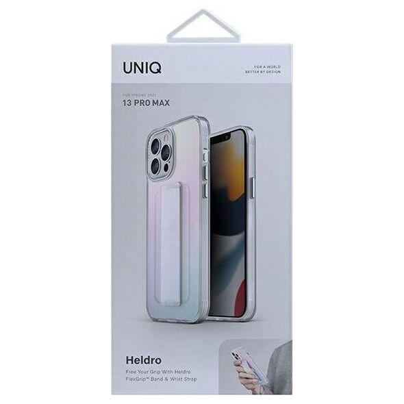 PanzerGlass Etui UNIQ Heldro Apple iPhone 13 Pro Max Iridescent