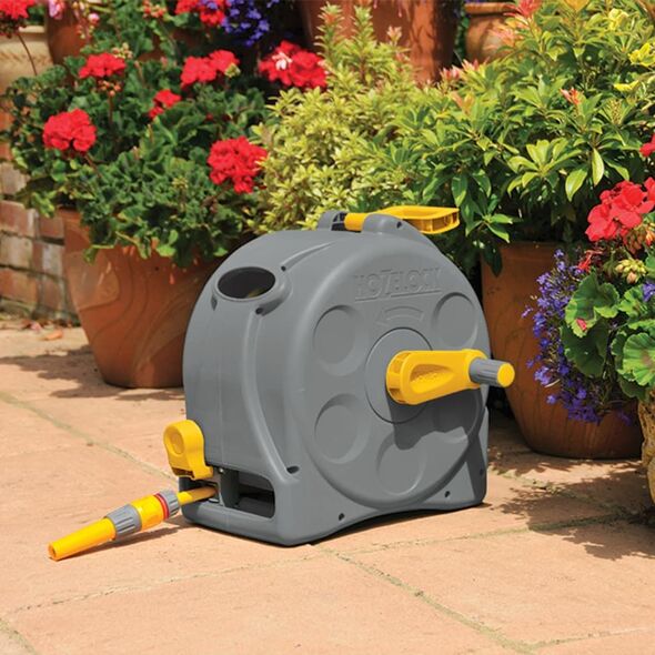 Hozelock Hozelock Wąż ogrodowy na rolce Compact Reel 25 m, wolnostojący/ścienny