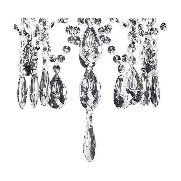Lampa wisząca VEN Żyrandol LAMPA wisząca VEN W-N 2325/5 pałacowa OPRAWA z kryształkami ZWIS crystal maria teresa przezroczysty