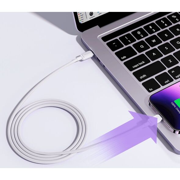 Kabel USB Joyroom USB-C - Lightning 1.2 m Biały (JYR756)