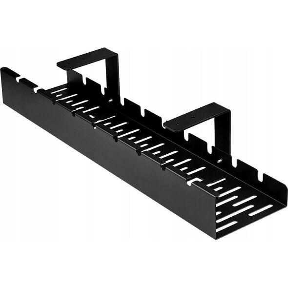ATL DA263 Organizer na kable pod biurko blat  czarny
