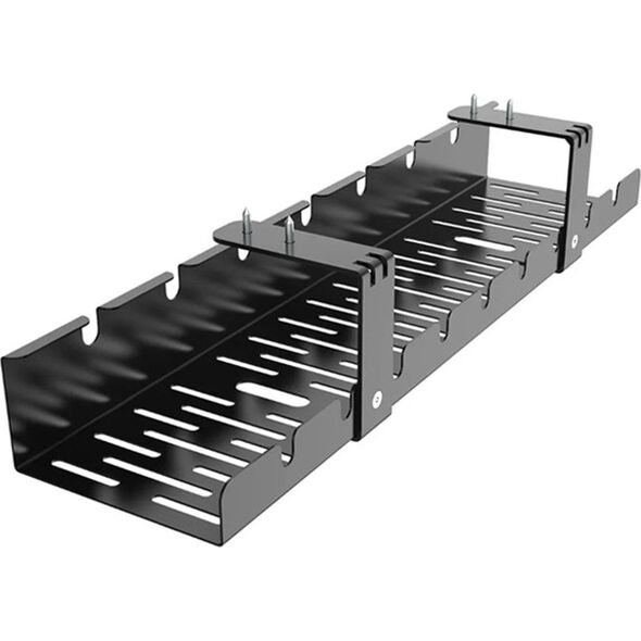 ATL DA263 Organizer na kable pod biurko blat  czarny