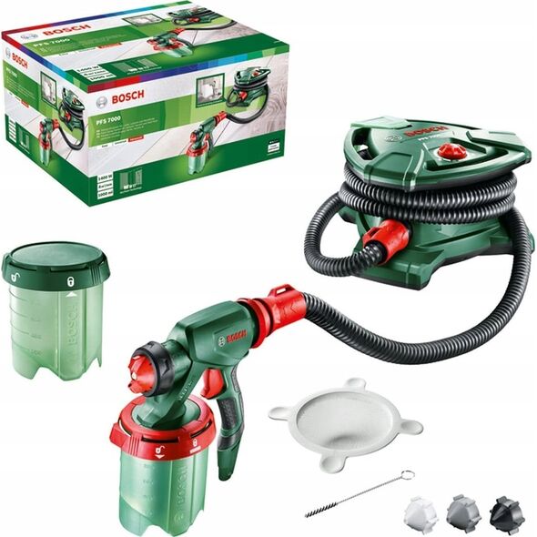 Bosch Pistolet malarski Bosch PFS 7000 system natryskowy 1400 W w zestawie