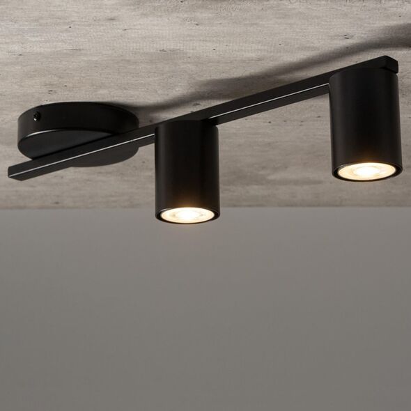 Lampa sufitowa Sigma Natynkowa lampa sufitowa Sky tuby do gabinetu czarne