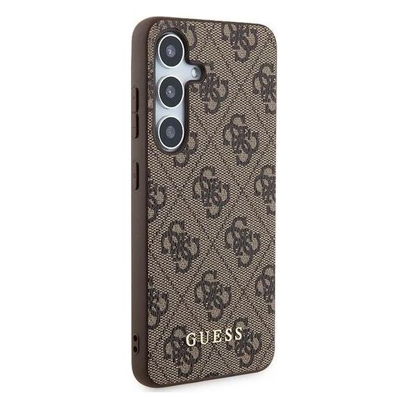 Guess Guess GUOHCSA55G4GFBR A55 A556 brązowy/brwon hardcase 4G Metal Gold Logo