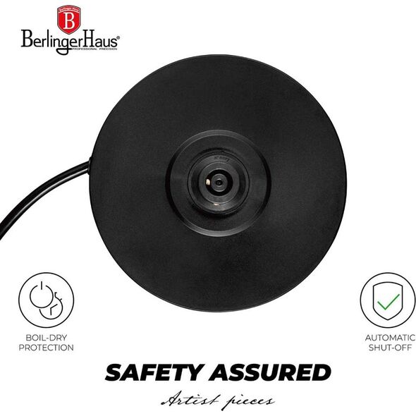 CZAJNIK ELEKTRYCZNY 1,7L BERLINGER HAUS BH-9476 MATTE BLACK