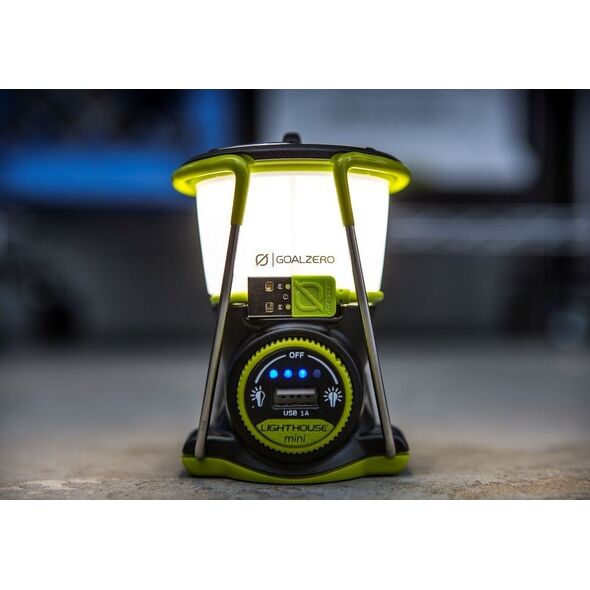Goal Zero Goal Zero GoalZero Laterne Lighthouse Mini 210 CORE, 3200 mAh, Lithium-Ion (Li-Ion), 3.63 V, 5 W, Black, Lime