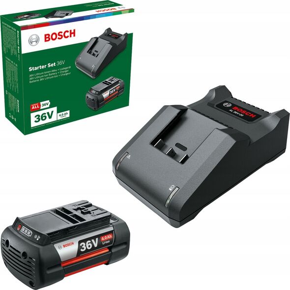 Bosch Bosch starter set 36V (GBA 36V 6.0Ah + AL 36V-20), charger (black, 36V POWER FOR ALL, battery + charger)