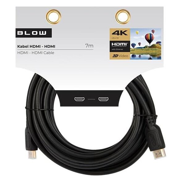 Kabel Blow 92-664# Przył.hdmi-hdmi  7m 4k