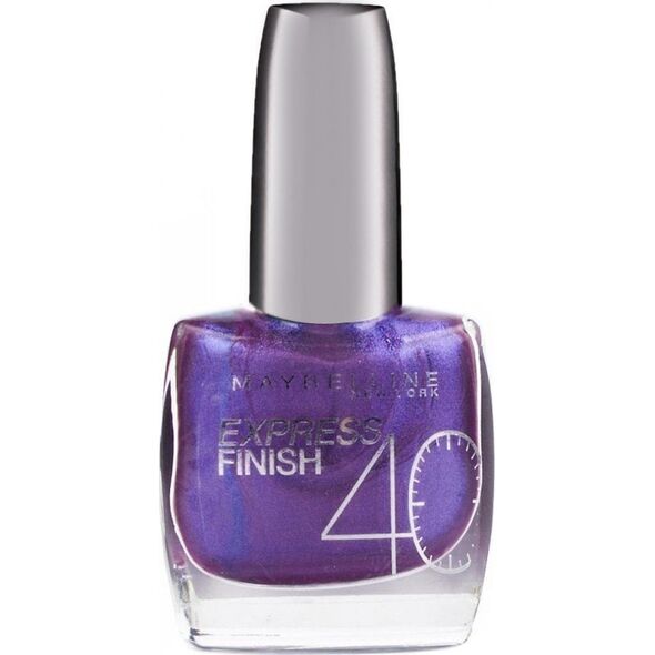 Maybelline Maybelline, Express Finish 40 Seconds, Βερνίκι Νυχιών, Αρ. 250, Deep Violet, 10 ml Για Γυναίκες