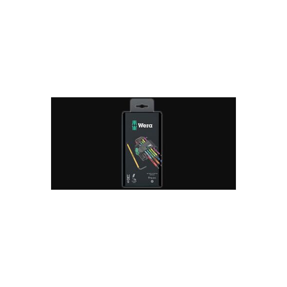 Wera Zestaw kluczy trzpieniowych torx typ L T8-T40 9szt. (05073599001)
