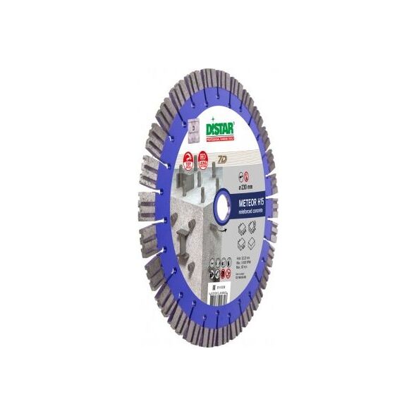 Di-Star TARCZA DIAMENTOWA 1A1RSS/C3-W 230x2,6/1,6x15x22,23-28 Meteor H15