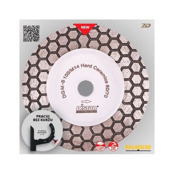 Di-Star Tarcza diamentowa Hard Ceramics 60 DGM-S 100/M14