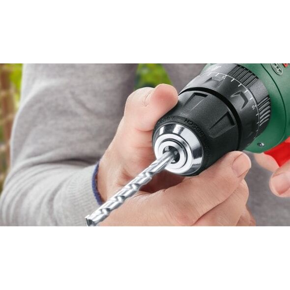 Wiertarko-wkrętarka Bosch Bosch cordless impact drill EasyImpact 18V-40 + SystemBox (green/black, 2x Li-ion battery 1.5Ah, POWER FOR ALL ALLIANCE)