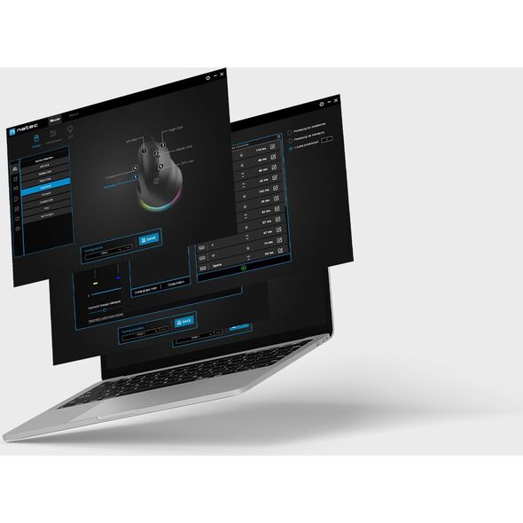 ΚΑΘΕΤΟ ΠΟΝΤΙΚΙ Natec CRAKE 2 PRO 12800DPI ΛΕΥΚΟ ΠΡΟΓΡΑΜΜΑΤΙΖΟΜΕΝΟ ΟΠΤΙΚΟ