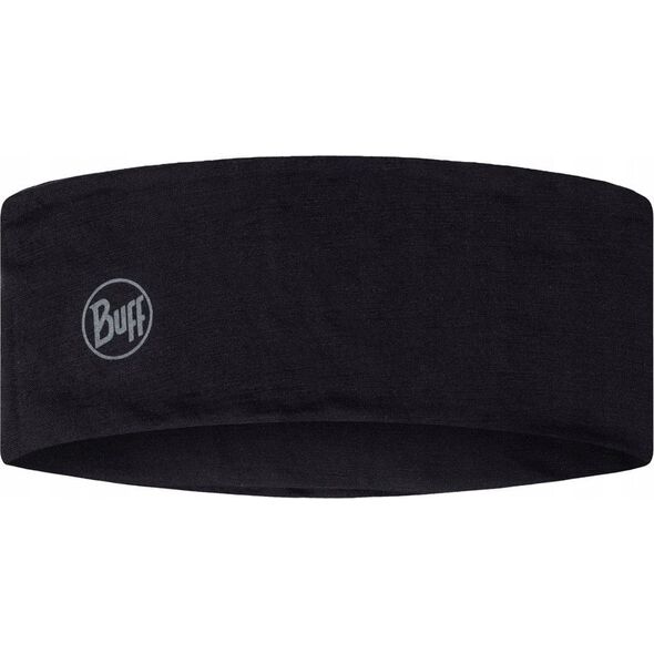 Buff Merino Lightweight Headband 13558099910 Czarne One size