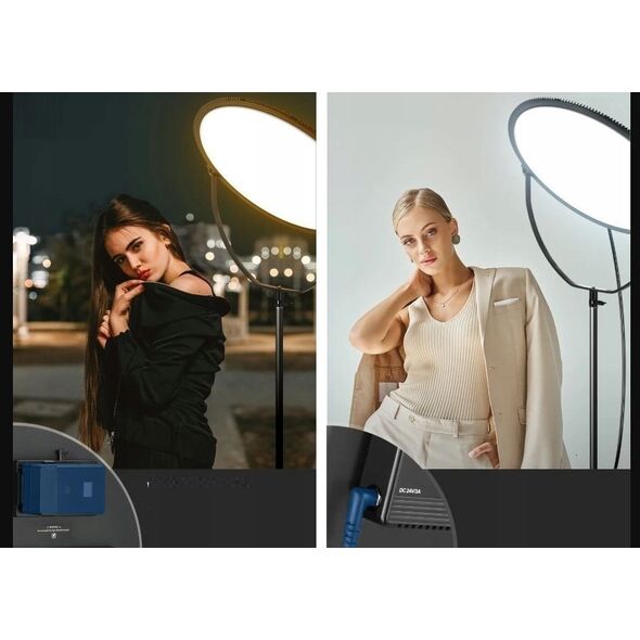 Lampa Okrągła Led Edge-lit Rgb Bluetooth Vlog 65w 18" Na 14mm 16mm Neewer / Gr18c