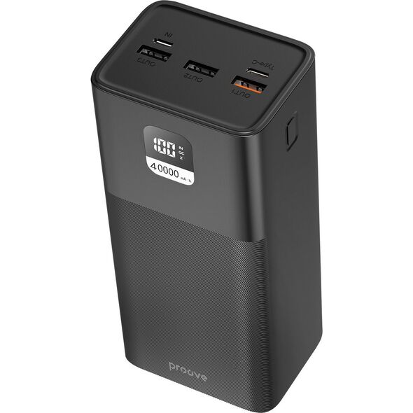 Mocny Powerbank Podróżny 40000mah 100w 3x Usb Usb-a 1x Usb-c Type-c Proove / Giant