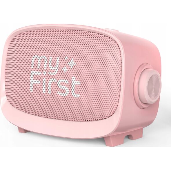Głośnik Mikrofon Zestaw 2w1 Karaoke Na Bluetooth Aux Microsd Dla Dziecka / Myfirst Voice 2/ Różowy