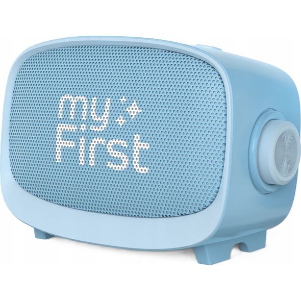 Głośnik Mikrofon Zestaw 2w1 Karaoke Na Bluetooth Aux Microsd Dla Dziecka / Myfirst Voice 2/ Niebieski