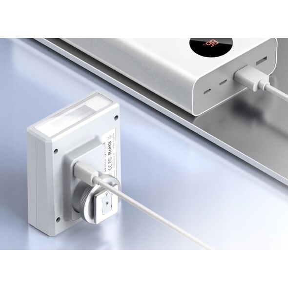 Lampa Błyskowa Ulanzi Gn12 Na Sanki Stopkę Iso Aparat Kamera Telefon / F12 Biały