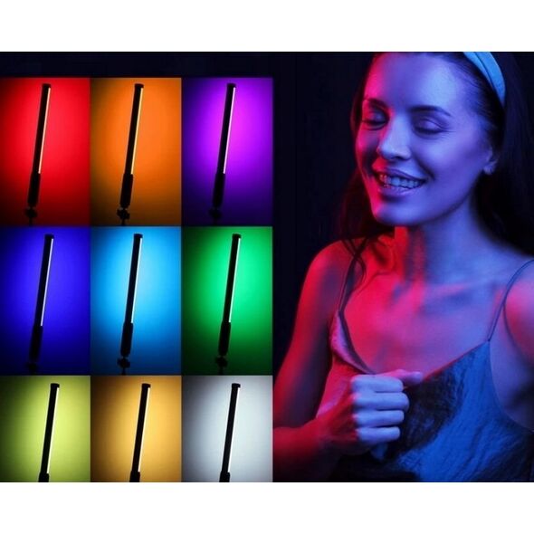 Lampa Diodowa Tuba Led Oświetlenie Miecz Świetlny Rgb 3300 Mah / Ulanzi Vl119 / L132