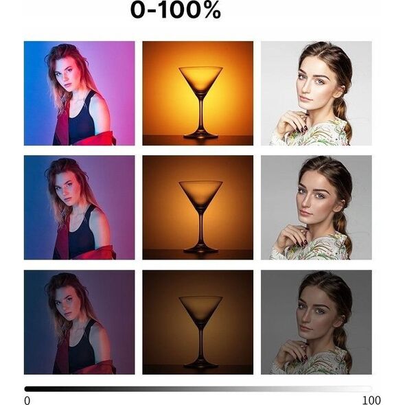 Lampa Diodowa Tuba Led Oświetlenie Miecz Świetlny Rgb 3300 Mah / Ulanzi Vl119 / L132