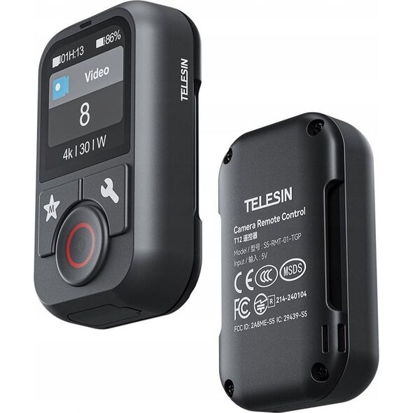 Pilot Bezprzewodowy Bt Do Gopro Hero 13 12 11 10 9 8 Black Max Telesin Ip54 / S5-rmt-01-tgp / T13